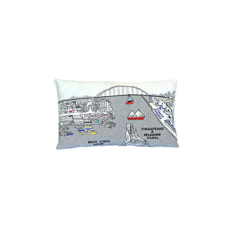 Coussin lombaire 14 "X 24" Chesapeake, 14 po x 24 po, Crème