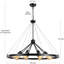 Lustre de style campagnard moderne à 8 lumières de 35,4 po Kelcie-1486413046-1536980851