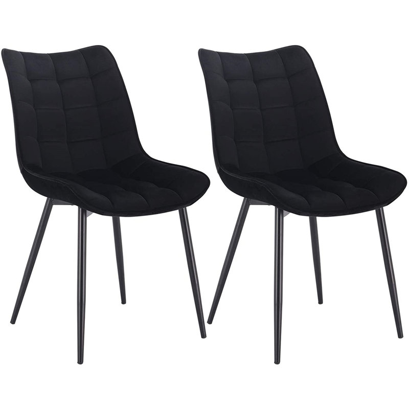 Chattooga Upholstered Dining Chair, Black