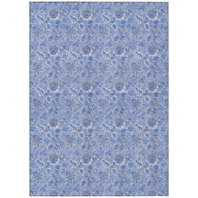 Fareham Washable Floral Indoor / Outdoor Rug