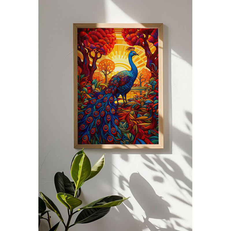 Superbe peinture décorative en panneau de fibres à densité moyenne, 12,9 po x 18,9 po | Cadre 100% bois massif (épaisseur: 0,8 pouce) | L'impression numérique vibrante, parfaite pour la décoration intérieure et les murs de galerie, ajoute élégance et style à n'importe quelle pièce