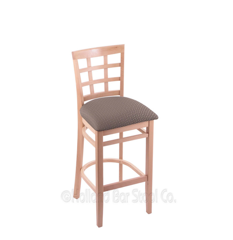 Bar Stool, Natural, Graph Tidal, Bar Stool (30" Seat Height)