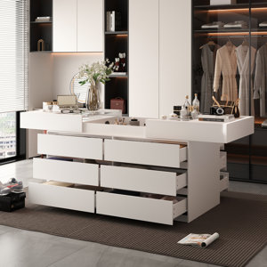 Latitude Run® 12 Drawer Closet Island & Reviews | Wayfair