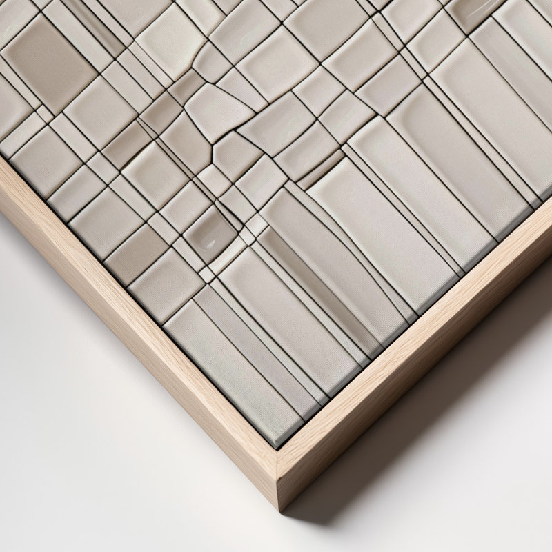 Tiles Nao1, 20" H x 20" W, Tan