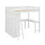 Lit mezzanine double avec bureau et tablettes-1377300921