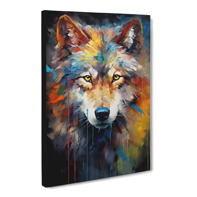 Wolf Abstract No.2 - Print, 60cm H x 40cm W x 3cm D