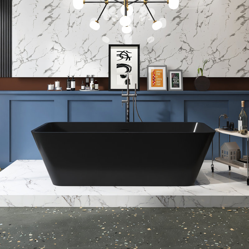 Baignoire de trempage autoportante 67 po