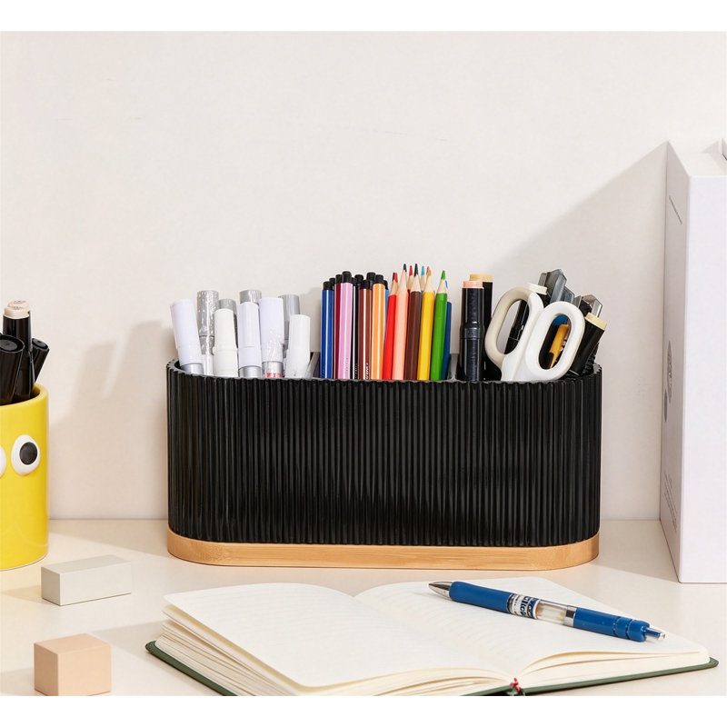 Porte-ustensiles de comptoir pour argenterie, Black
