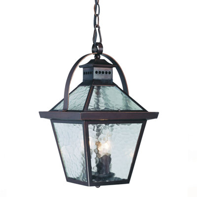 Josuah 16.5" Outdoor Hanging Lantern
