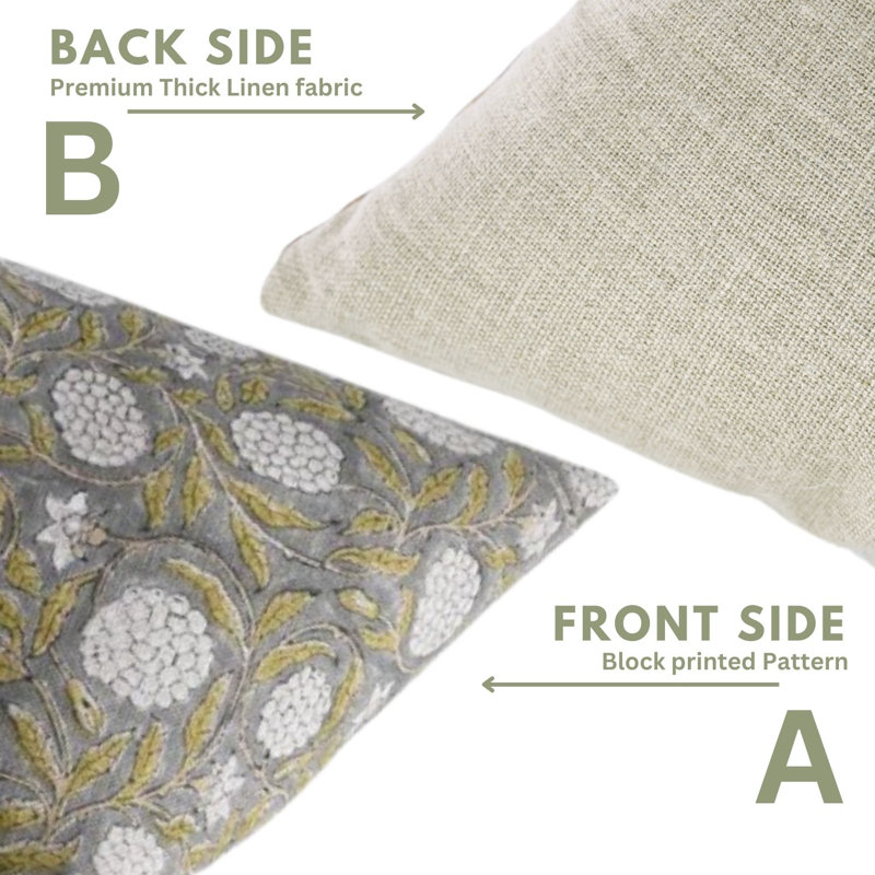 Linen Indoor/Outdoor Pillow Cover, 20" x 20"