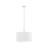 4-Light Glass Drum Shade Chandelier