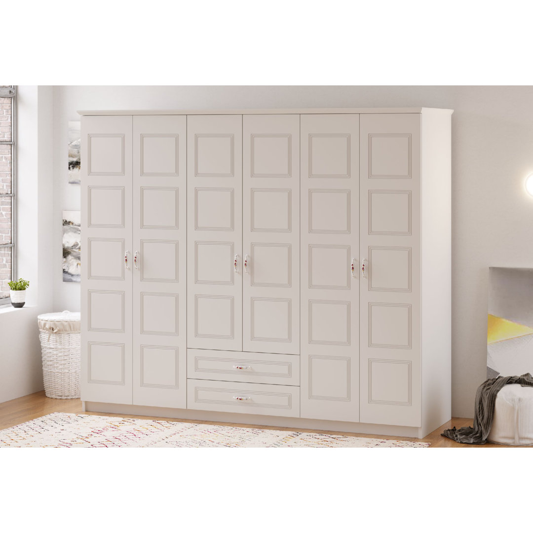 Anamia 6 Door Wardrobe