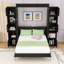 Lit escamotable avec lumières DEL et tablettes