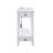 Byzad White Finish Accent Table W/USB