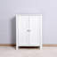 Armoire de rangement pour salle de bain avec tablette réglable à double porte