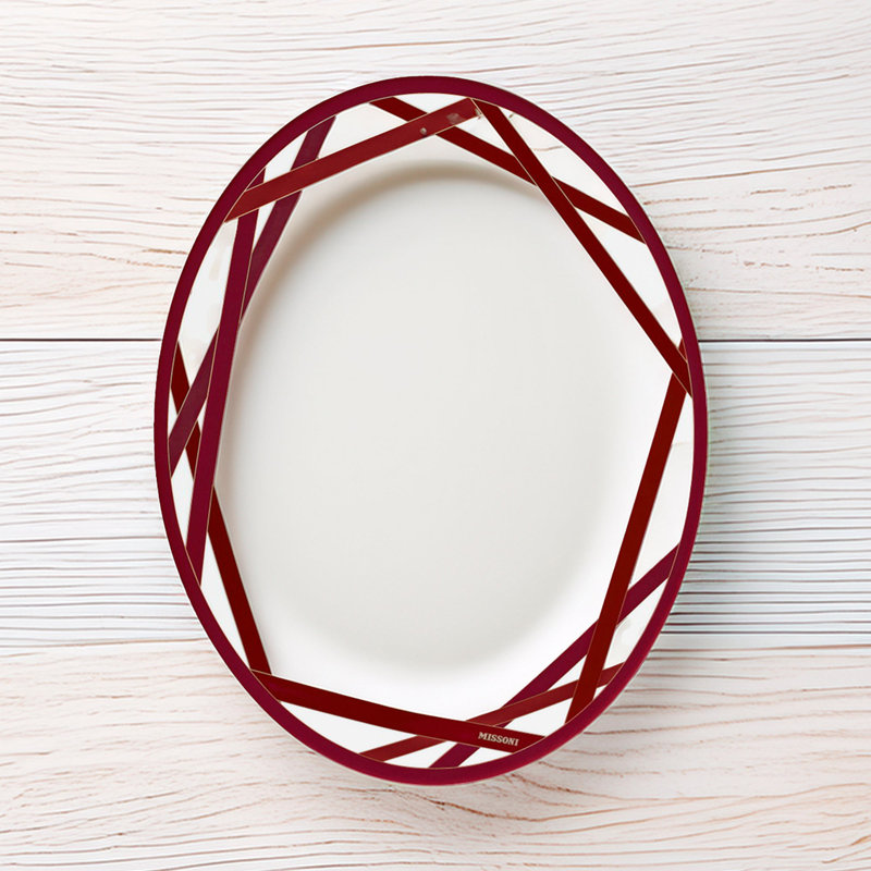 Plat Missoni Nastri Bordeaux - 36 cm