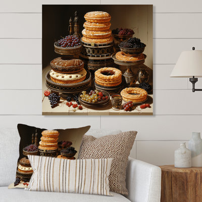 Brown Sweet Temptations Desserts - Desserts, art mural en métal