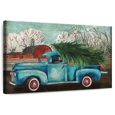 Mehar Blue Truck And Tree I