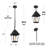 Leatri Outdoor Hanging Lantern