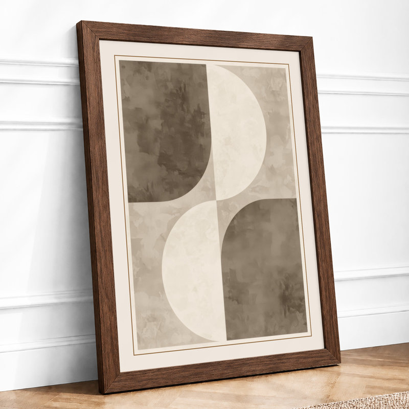 Balance In Quadrants Minimalist - Print, Black, A4 - 29.7 x 21.0 cm