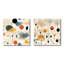 Polanco - Ensemble de 2 collages carrés botaniques abstraits-101846909-101846911