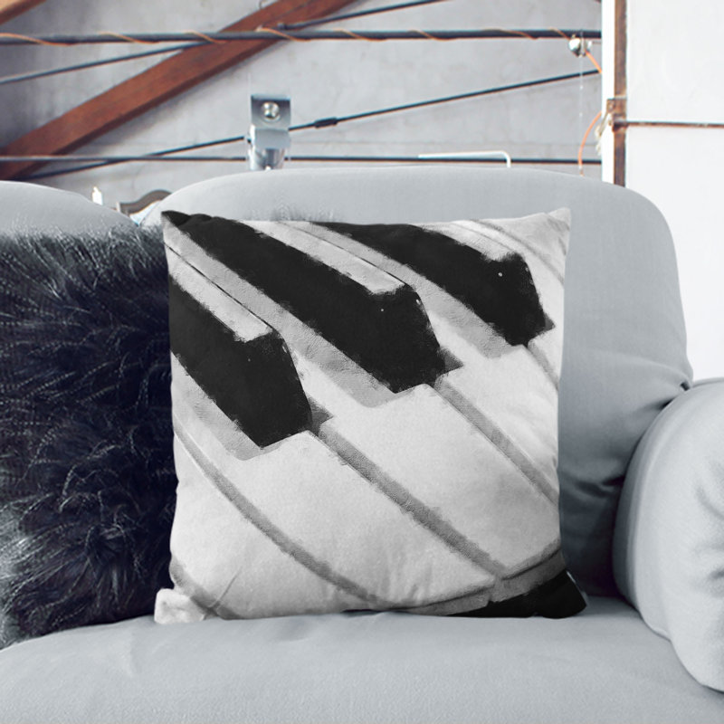 Square Throw Cushion, 40cm H x 40cm W x 15cm D