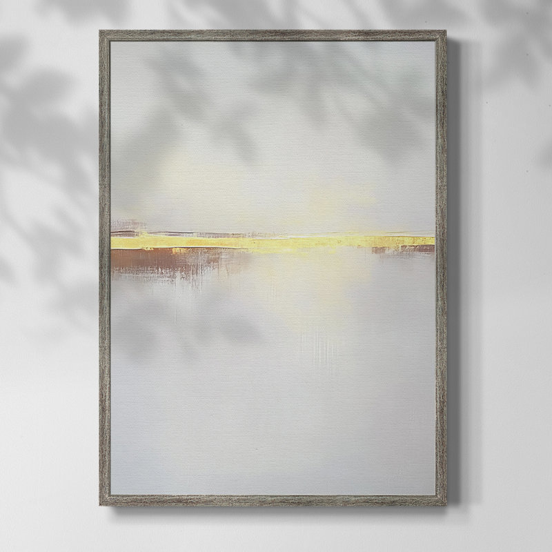 Série ABSTRACT DCXCVI, reproduction encadrée - bois massif, H 11 po x l 9 po