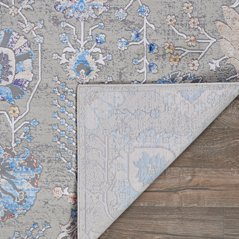 Dougray Floral Indoor Rug, Rectangle 5'3" x 7'6"