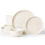 Service de table 12 pièces Milkyway Porcelain Series, crème-1164663534