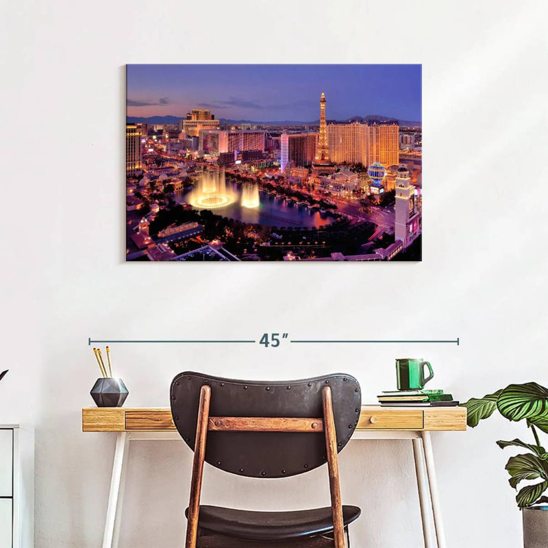 Sirci Las Vegas Night Glow, H 24 po x l 36 po