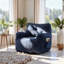 Fauteuil à billes en peluche 37 po Compression-1053107111