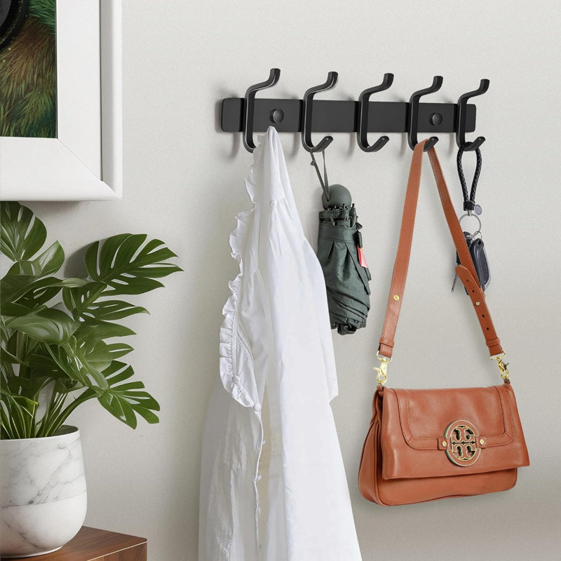 Valor Metal Wall 2 - Hook Wall Mounted Coat Rack