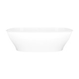 Pembroke 69.5" x 31.38" Freestanding Soaking Bathtub in Volcanic Limestone with No Overflow Hole
