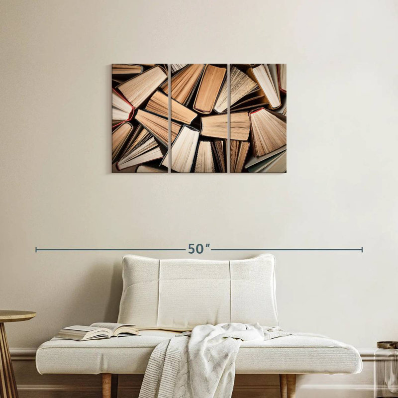 Kerner Bulky Books, 20" H x 33" W