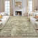 Vintage Machine Washable Rug for Living Room  Non Slip Non Shedding Floor Cover  Low Pile Carpet Foldable Floral Print Soft Mat for Nursery Bedroom Office