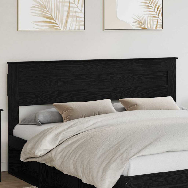 Headboard, King, Black Oak