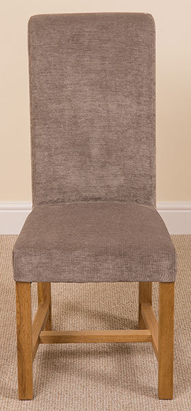 Jasia 51cm H Polyester Upholstered Side Chair, Grey