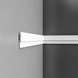 3.12'' H x 3.12'' W x 0.38'' D Plastic Chair Rail