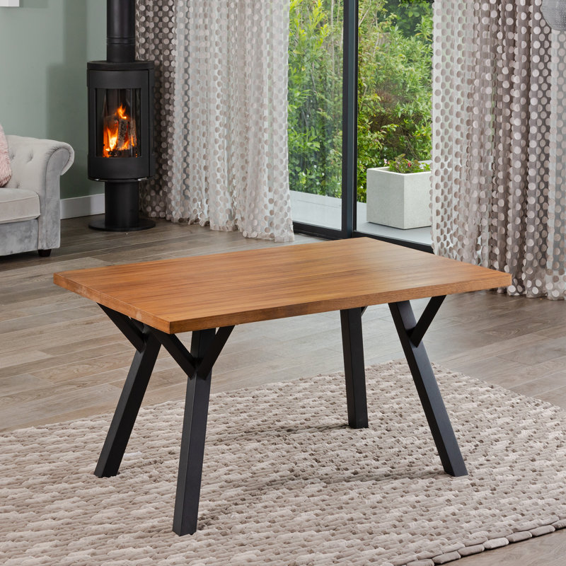 Pivoine Metal Base Dining Table