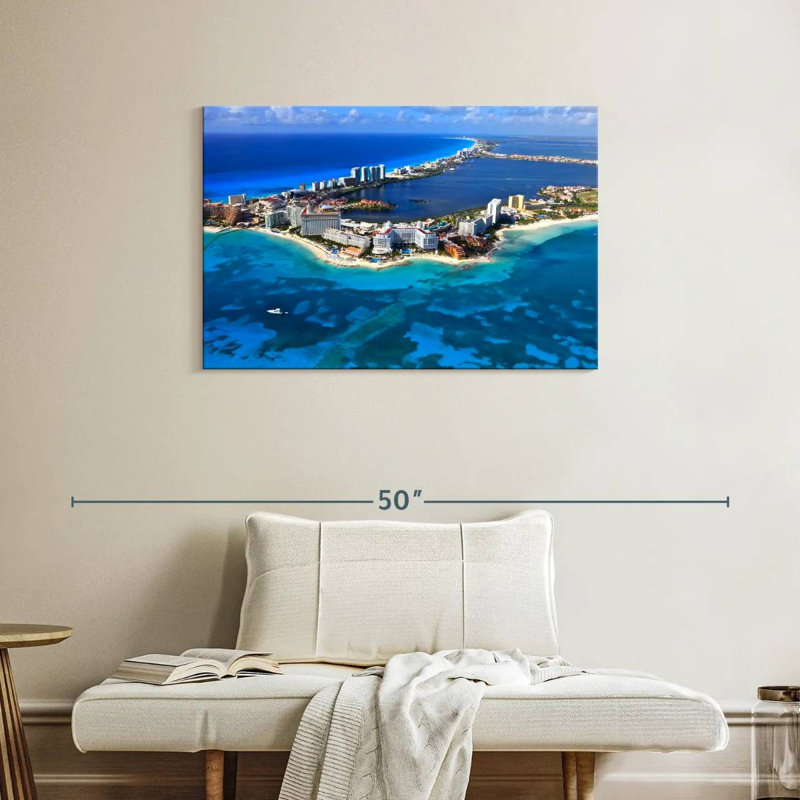 Vue aérienne de Ravi Cancun, H 24 po x l 36 po
