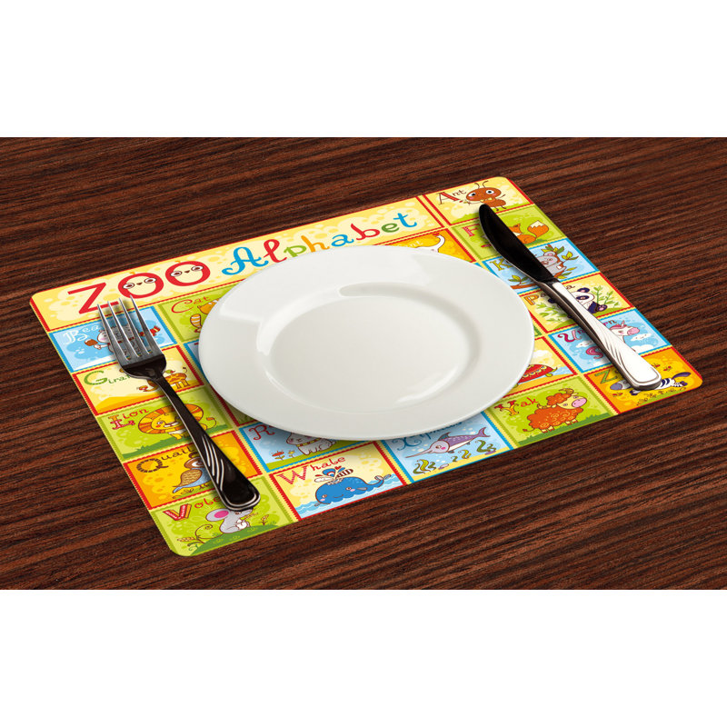 Polyester Kids Rectangle Placemat