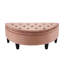 Rangement demi-cercle capitonné noir 44 po Venne-167025550