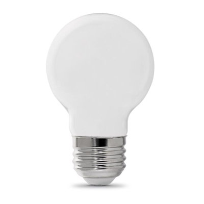 Ampoule DEL à filament moyen Feit E16 G16.5 E26 (moyenne), équivalente à 60 watts, paquet de 2