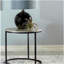 Table basse grise et gris acier