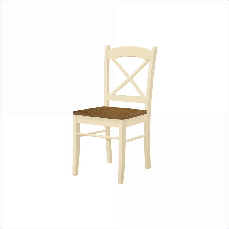 Ensemble de 2 chaises d'appoint de salle à manger de style transitionnel avec pieds en bois de chêne et salle à manger pour adultes