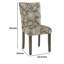 Chaise parsons rembourrée Albaraa