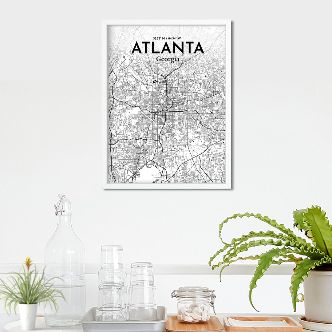 " Atlanta City Map " Wrought Studio™ 