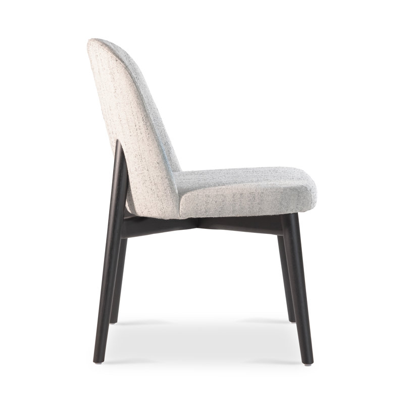 Tonia Upholstered Dining Chair, Grey Mix/Ebano