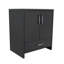 Meuble-lavabo de 30 po avec plateau en pierre reconstituée blanche et lavabo en céramique SCOTTY-1387376275