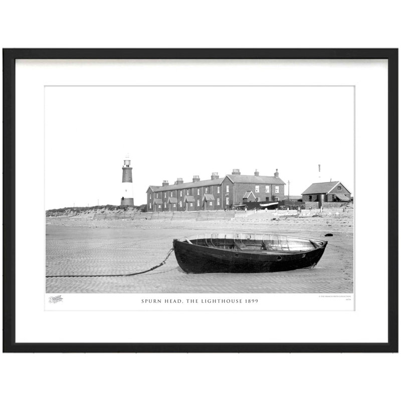 Spurn Head, The Lighthouse 1899 by Francis Frith - Single Picture Frame Print, 60cm H x 80cm W x 2.3cm D